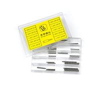 DAGIJIRD 50 Stück Metall-Uhrenarmband-Schrauben, 10,5 mm - 26 mm, Uhrenarmband-Verbindungsstangen, Reparaturwerkzeug für Uhrmacher