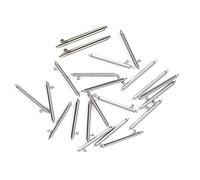 DAGIJIRD 50 x Uhrmacher-Reparatur-Werkzeuge aus Metall, Schnellverschluss, Uhrenarmband, Federstege, Pins-Set, 16 mm, 18 mm, 20 mm, 22 mm, 24 mm