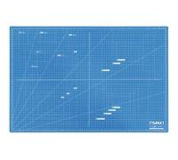 Dahle Selbstschließende Schneidematte A1 blau, schnittfester Kern, 60x90 cm