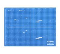Dahle Schneidematte A2 (45 x 60 cm, selbstheilend, beidseitig nutzbar, mit Raster) blau
