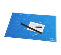 Dahle Selbstschließende Schneidematte A1 blau, schnittfester Kern, 60x90 cm