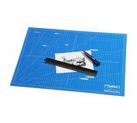 Dahle Selbstschließende Schneidematte A2 blau, schnittfester Kern, 45x60 cm