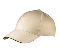 5 Panel Sandwich Cap "MB035" - myrtle beach Natural/Navy