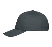 Daiber 5-Panel Kappe aus Bio-Baumwolle MB6237 - Graphit