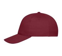 Daiber 5-Panel Kappe aus Bio-Baumwolle MB6237 - Weinrot