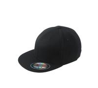 Daiber - 6 Panel Flexfit® Flat Peak Cap Black, L/XL (58/59 cm)