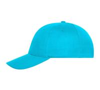 Daiber 6-Panel Kappe aus Bio-Baumwolle MB6236 - Türkisblau