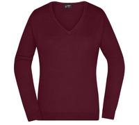 Daiber Damen-Baumwollpullover JN658 - Bordeaux | 2XL