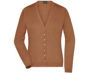 Daiber Damen-Baumwollpullover JN660 - Camel | 2XL