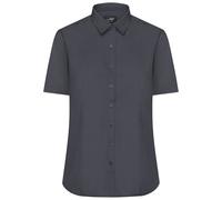 Daiber Damen Kurzarmhemd JN679 - Dunkelgrau | XL