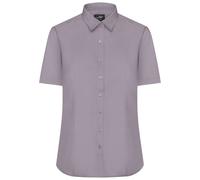 Daiber Damen Kurzarmhemd JN679 - Stahlgrau | S