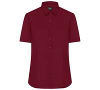Daiber Damen Kurzarmhemd JN679 - Weinrot | M