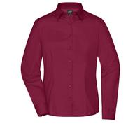 Damen Business Bluse "JN641" - James & Nicholson Wine M