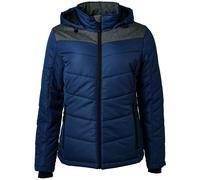 Daiber Damen Stepp-Winterjacke JN1133 - Dunkelblau / anthrazit meliert | S
