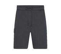 Daiber Herren Lounge Shorts - Kurze Sweat-Hose aus Bio-Baumwolle im Cargo-Style | Farbe: Graphite | Grösse: 3XL
