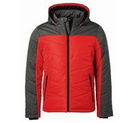 Daiber Herren Stepp-Winterjacke JN1134 - Rot / anthrazit meliert | 2XL