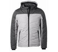 Daiber Herren Stepp-Winterjacke JN1134 - Silber / anthrazit meliert | 2XL