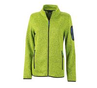 Daiber - Ladies´ Knitted Fleece Jacket Kiwi Melange - Gr. - L