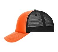 Daiber Retro Trucker Cap MB6550 - Orange / schwarz