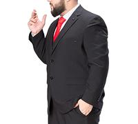 DAIHAN Herren Sakko Große Größe Fit Blazer Modern Freizeit Leichte Jackett Business Anzugjacke für Hochzeit Party Abschluss Business,18108,4XL