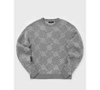 Daily Paper Tevin monogram knit sweater men Pullovers grey in Größe:XXL