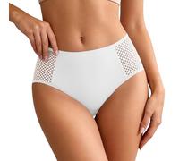 Daily Shape Formslip Shaping Unterwäsche Damen Bauch-Weg-Effekt Figurformende Panty mit transparenten Tülldetails leichte atmungsaktive Mikrofaser