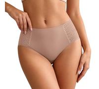 Daily Shape Formslip Shaping Unterwäsche Damen Bauch-Weg-Effekt Figurformende Panty mit transparenten Tülldetails leichte atmungsaktive Mikrofaser