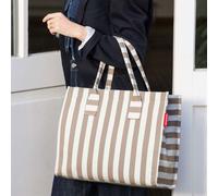Daily shopper reisenthel® summerstripes für Deinen Strandspaziergang Strandtasche Shopper - summerstripes coffee beige