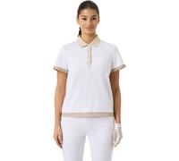 Daily Sports Polo Pleat , weiß/beige