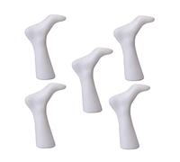 dailymall 5 Stück Weiblich Schaufensterpuppe Fußmodell Dekofuß, Socken Fußkettchen Displayständer Schmuckständer