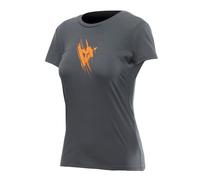 Dainese - Tarmac T-Shirt Wmn, Lässiges T-Shirt mit Rundhalsausschnitt aus Baumwolle, Frau, Castle-Rock, L