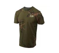 Daiwa Carp Camo T-Shirt Gr. M Angelshirt Anglershirt T-Shirt für Angler