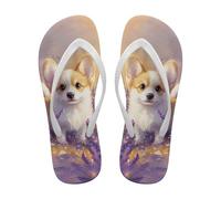 Dajingkj Damen-Zehentrenner Strandsandalen Erwachsene Freizeit Home Dusche Niedliche EVA-Schaumstoff-Sandalen für Strand und Bad Dusche Schuhe