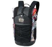 Dakine Mission Surf DLX Rucksack, 35L x Mayhem, Wet/Dry Rolltop, Marron | 35 l Surf-Rucksack, nahtversiegelte Rolltop-Fassung, Tarp-gefütterte Wachstasche, Fleece-Sonnenbrillentasche