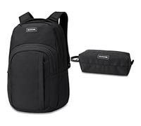 Dakine Rucksack Campus M 25L Liter Black + Zubehörtasche Black - Schwarz