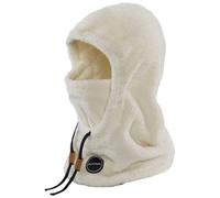 Dakine - Warme Sturmhaube - Bergen Fleece Hoody Turtledove - Größe S\/M - Weiß Weiß S\/M