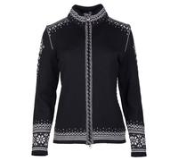 Dale of Norway Damen 140th Anniversary Fem Jacke, Schwarz/Off-White/Smoke, Größe S