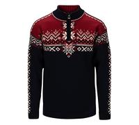Dale of Norway 140th Anniversary Sweater Men Größe L navy/red rose/off white