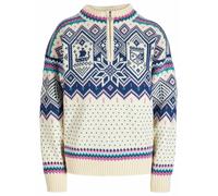 Dale of Norway 2025 Trondheim Damen Norweger Pullover Blau Weiss XL