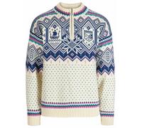 Dale of Norway 2025 Trondheim Herren Wollpullover Blau Weiss S