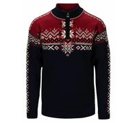 Dale Of Norway 140th Anniversary Sweater Blau, Herren Freizeitpullover, Größe S - Farbe Navy - Red Rose - Offwhite