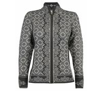 Dale of Norway Christiania Feminine Jacket für Damen - Grau Norweger Strickjacke aus Merinowolle - L