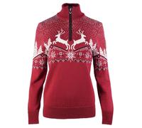 Dale of Norway Christmas Damen Merino Wheinachspullover Rot XS