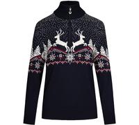 Dale of Norway Dale Christmas Fem Sweater navy offwhite redrose (C00) XS