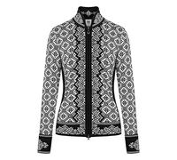 Dale Of Norway W Christiania Feminine Merino Jacket Damen Jacke - Black Offwhite - L