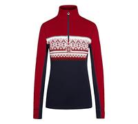 Dale of Norway Damen Women's Rondane Sweater Merinopullover Rot/Schwarz L