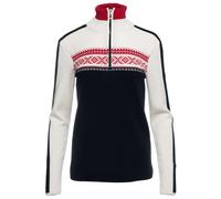 DALE OF NORWAY Dystingen F Sweater - Damen - Schwarz / Weiß / Rot - Größe S- Modell 2026