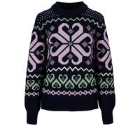 Dale of Norway Falkeberg Damen Merino Pullover Weiss Schwarz M