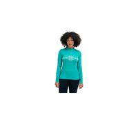 Falkeberg Baselayer Half Zip Women XL türkis - Farbe peacock offwhite