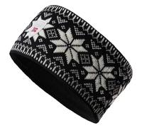 Dale Of Norway Garmisch Headband Schwarz, Merino Mützen & Stirnbänder, Größe One Size - Farbe Black - Offwhite - Dark Charcoal Merino